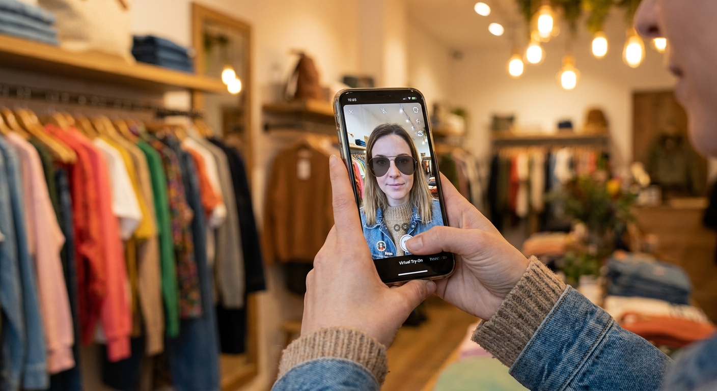 Interactive demo of Totem's in-store AR try-on experience